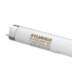 SYLVANIA F15W T8 BL368 BLACKLIGHT UVA