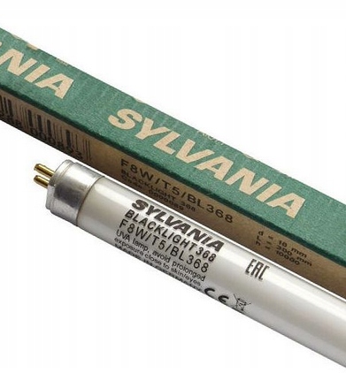 SYLVANIA F8W/T5/BL368 BLACKLIGHT UVA #0000089